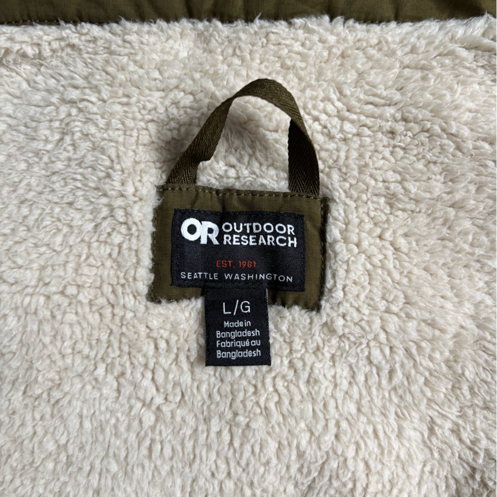 Outdoor Research Men's Olive Jacket - Picture 5 of 8